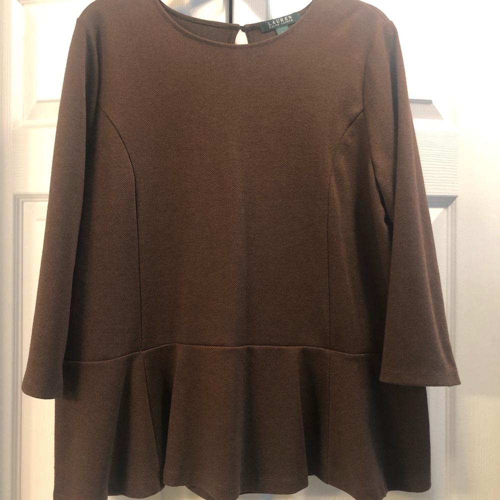 Ralph Lauren Peplum Blouse